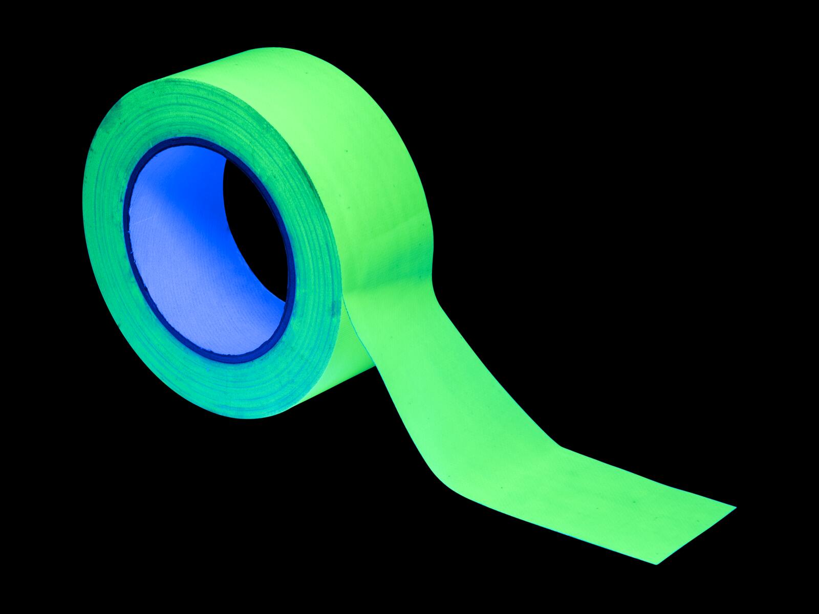 ACCESSORY Gaffa Tape 50mm x 25m, neon yellow, uv active - Image 2