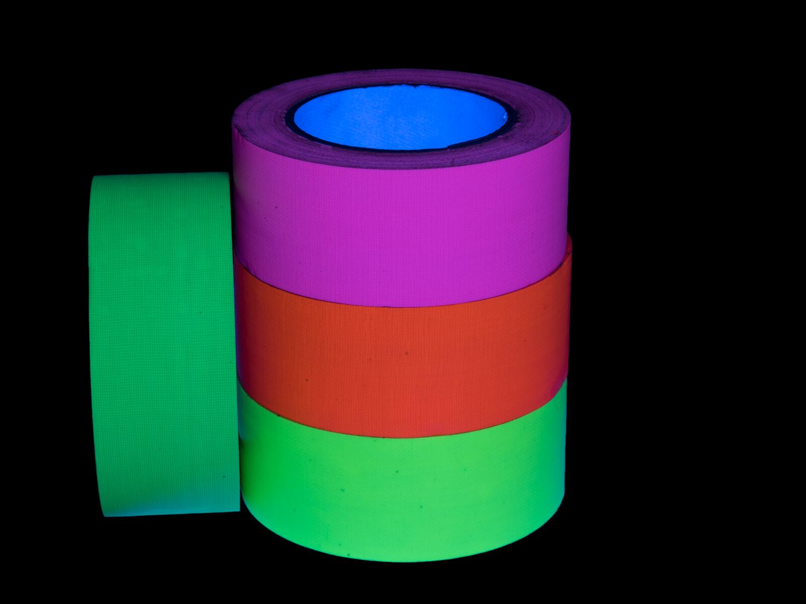 ACCESSORY Gaffa Tape 50mm x 25m, neon yellow, uv active - Image 3