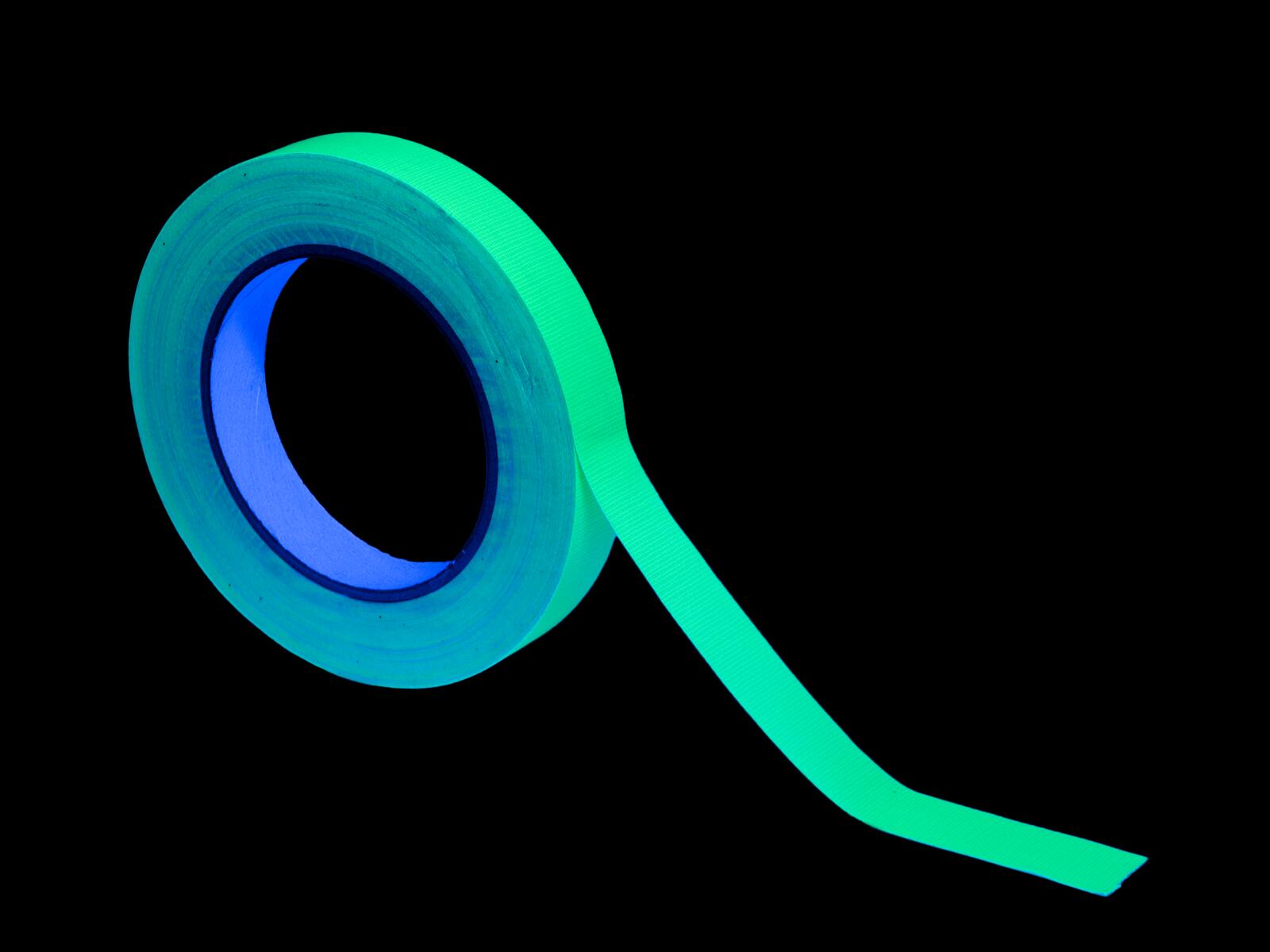 ACCESSORY Gaffa Tape 19mm x 25m, neon green, uv active - Image 2