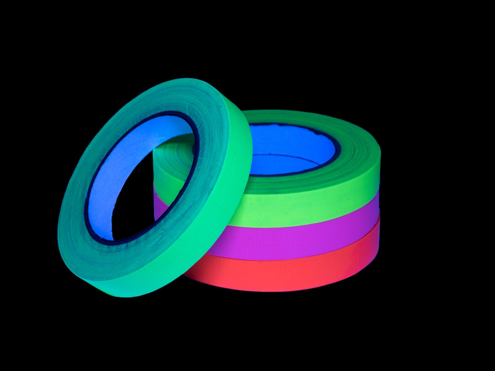 ACCESSORY Gaffa Tape 19mm x 25m, neon green, uv active - Image 3