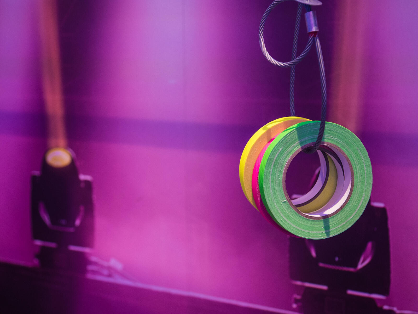 ACCESSORY Gaffa Tape 19mm x 25m, neon green, uv active - Image 5