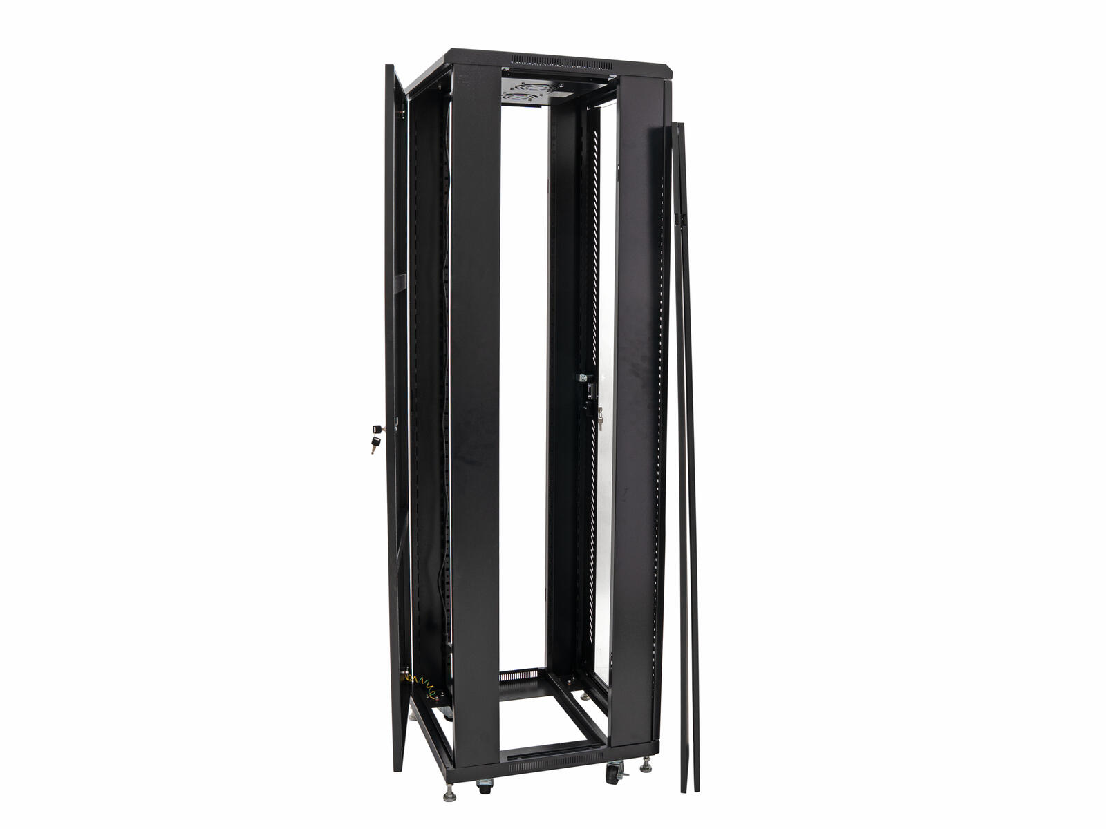 ROADINGER SSC-32 Steel Cabinet with Glass Door 32U - Image 2
