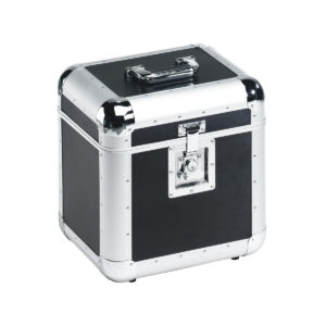 ROADINGER Record Case ALU 75/25, rounded, bk