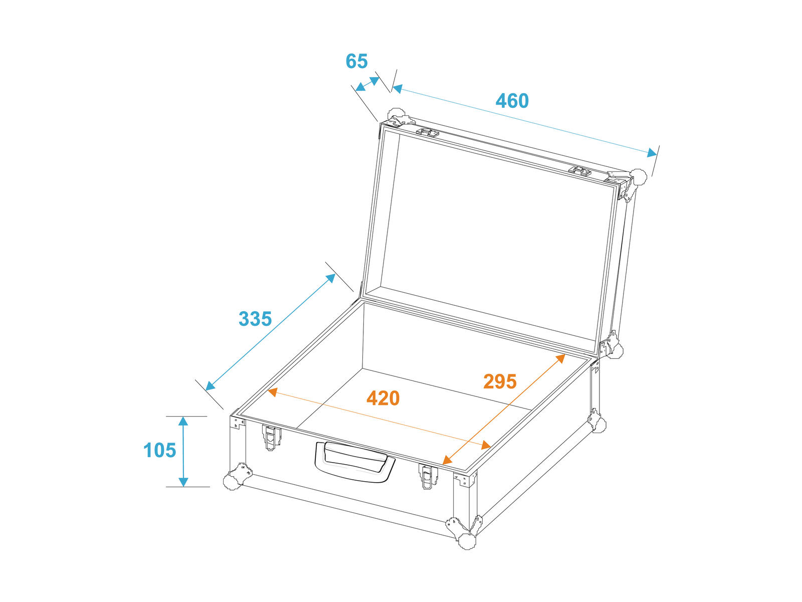 ROADINGER Universal Case FOAM, alu - Image 2