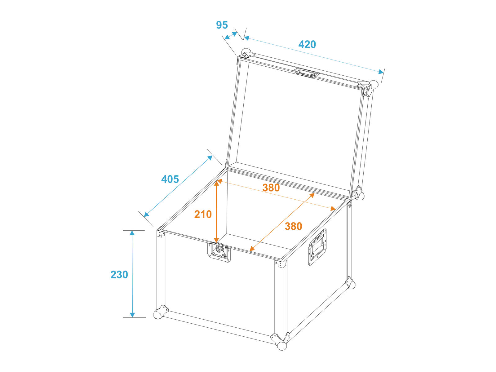 ROADINGER Universal Transport Case 40x40x30cm - Image 5