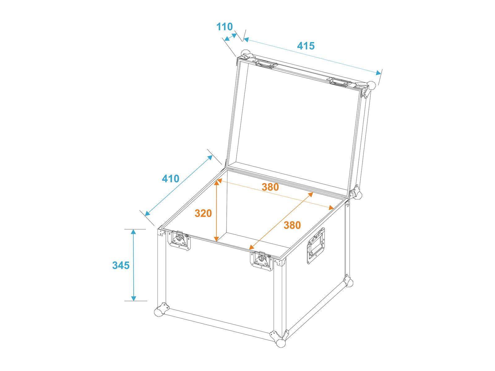 ROADINGER Universal Transport Case 40x40cm - Image 2