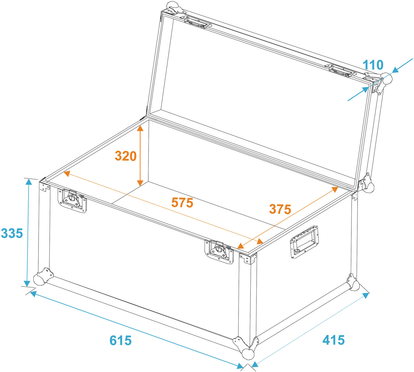 ROADINGER Universal Transport Case 60x40cm - Image 2