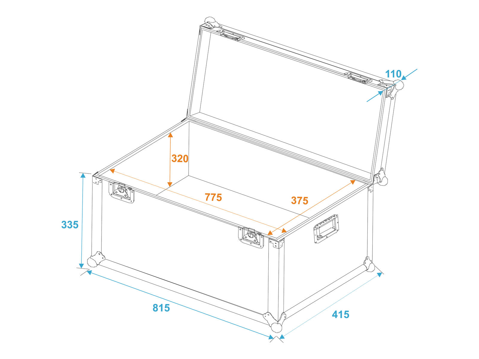 ROADINGER Universal Transport Case 80x40cm - Image 2