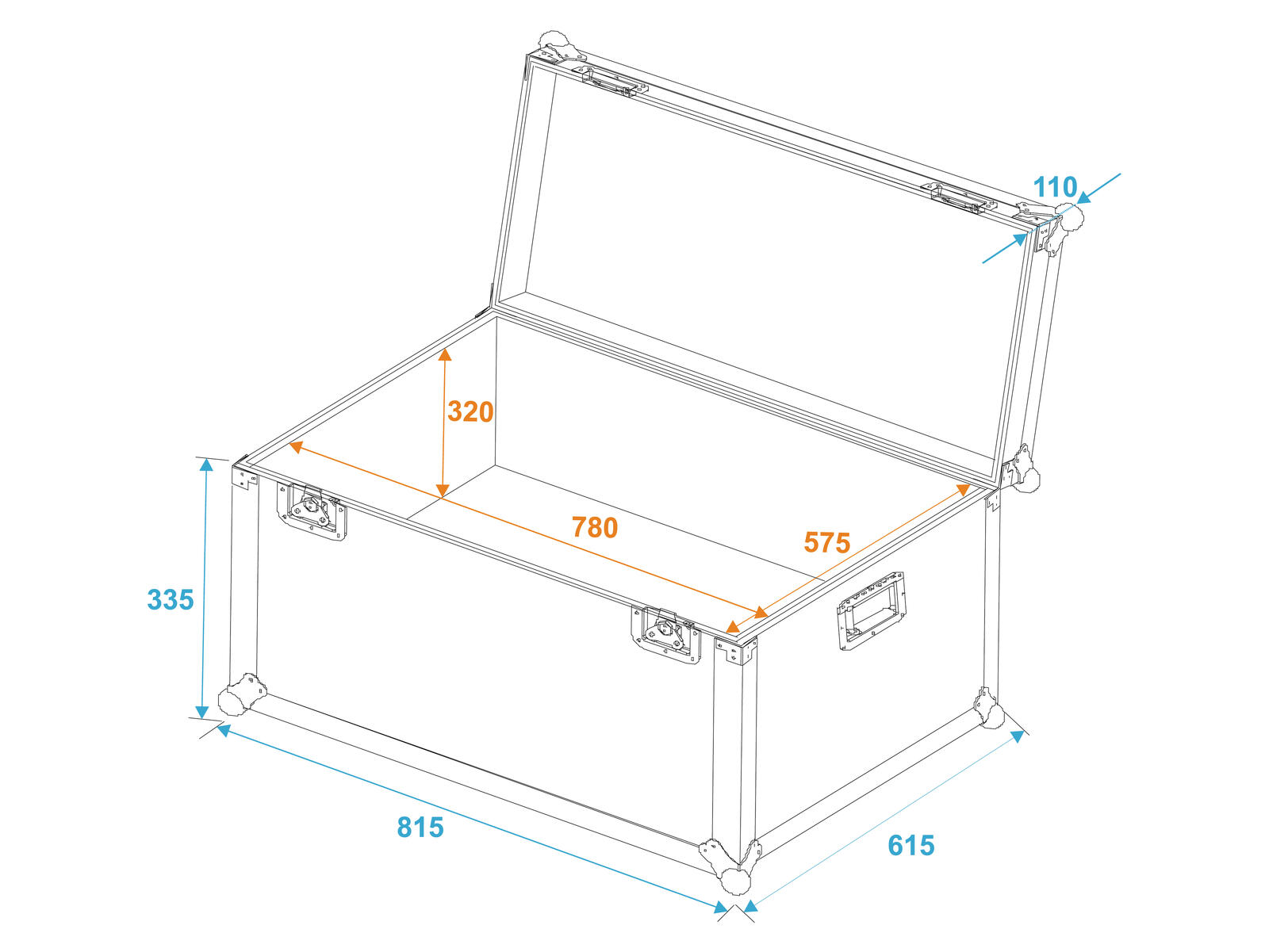 ROADINGER Universal Transport Case 80x60cm - Image 3