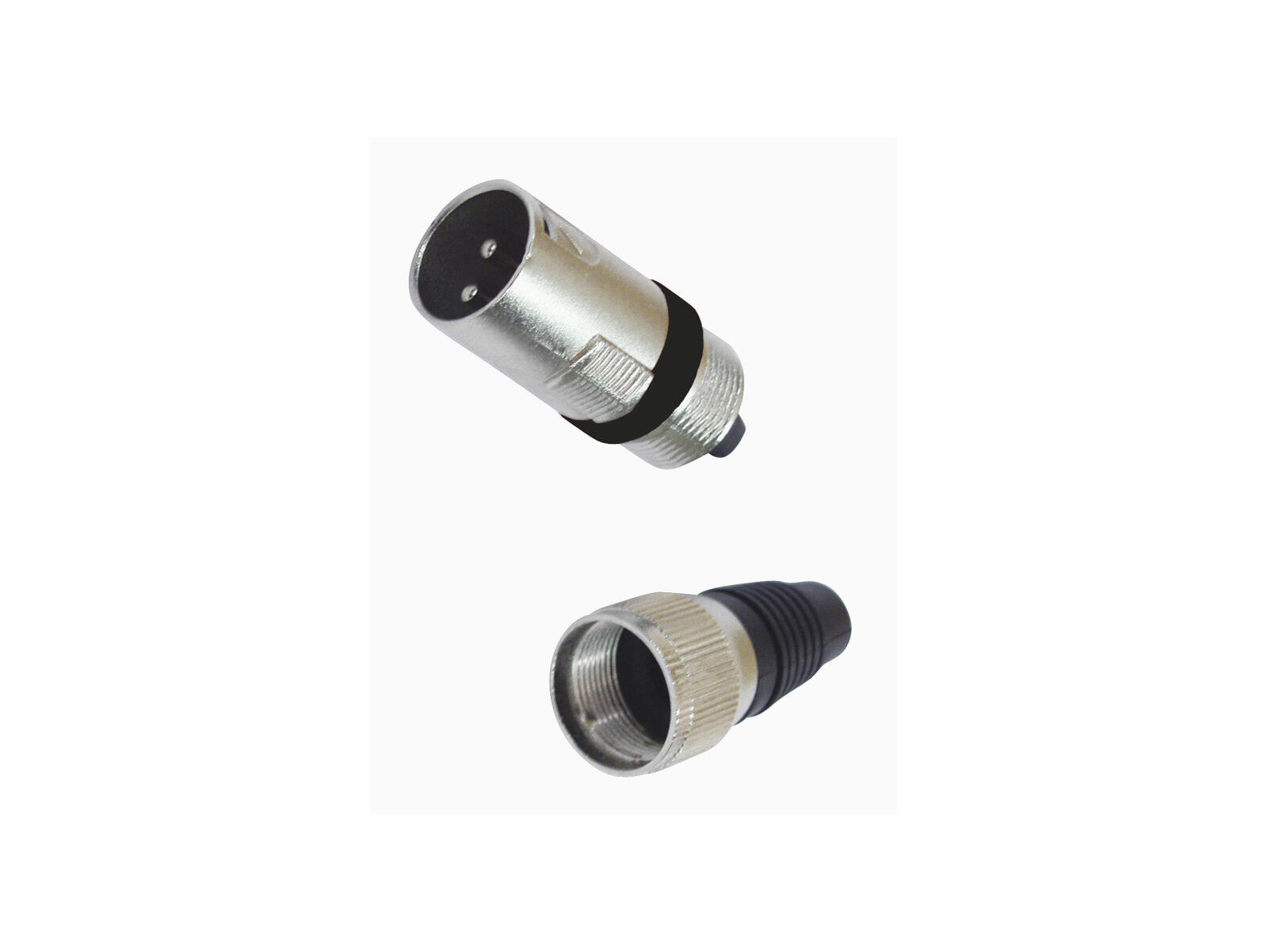 OMNITRONIC XLR plug 3-pin bk 10x - Image 2