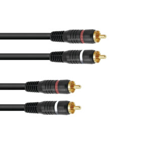 OMNITRONIC RCA Cable 2x2 10m