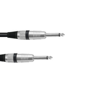 OMNITRONIC Jack Cable 6.3 mono 1m bk ROAD