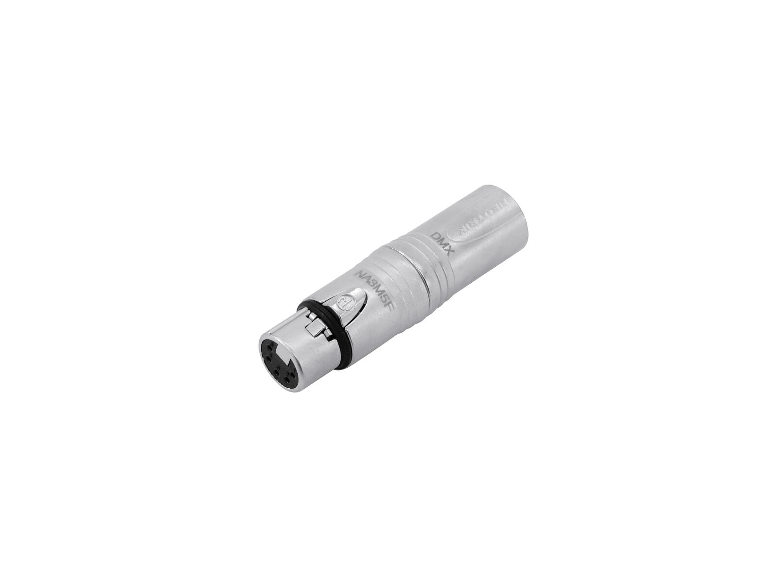 NEUTRIK Adapter 3-pin XLR(M)/5pin XLR(F) NA3M5F - Image 2