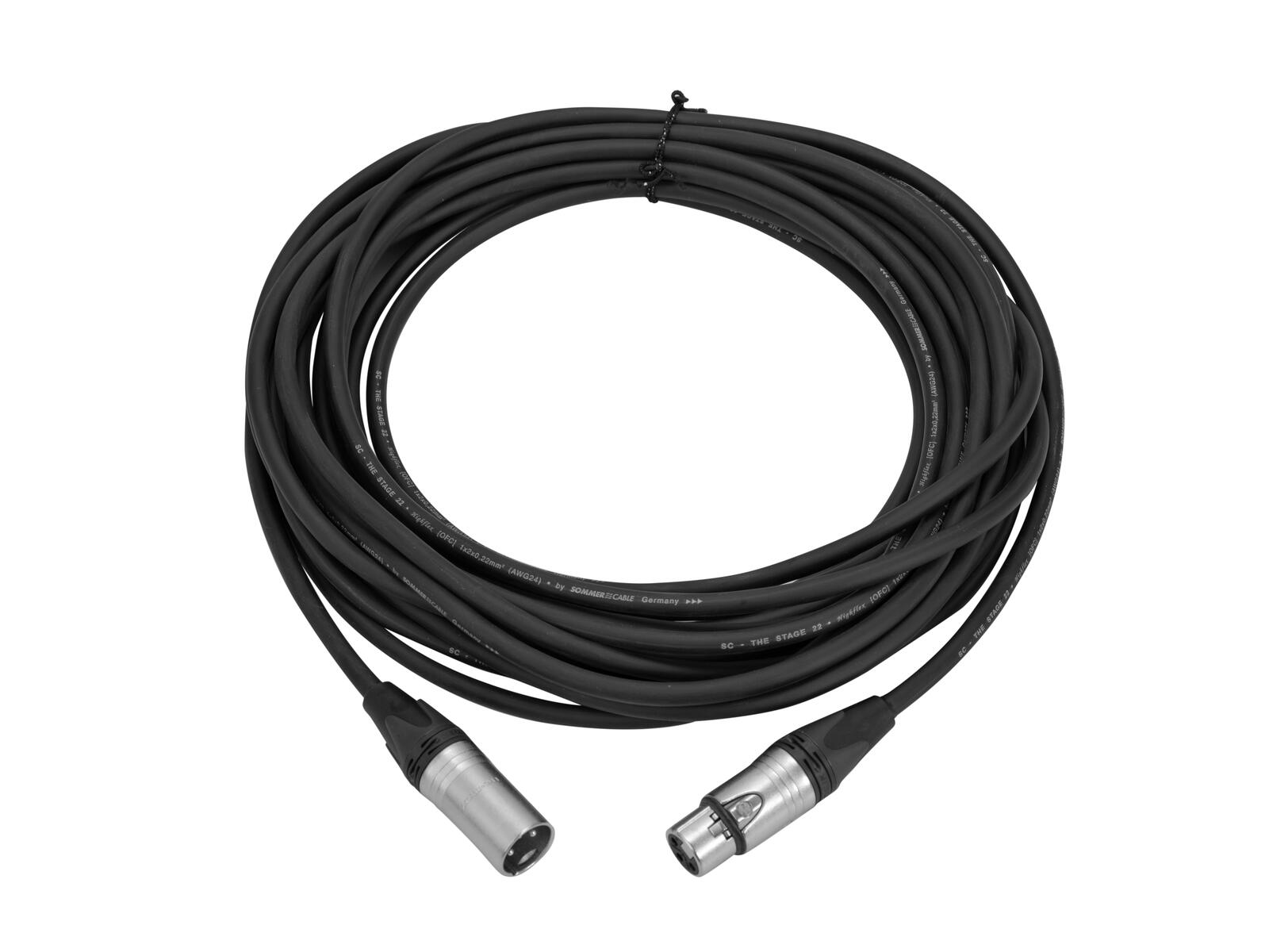 SOMMER CABLE XLR cable 3-pin 6m bk Neutrik - Image 2