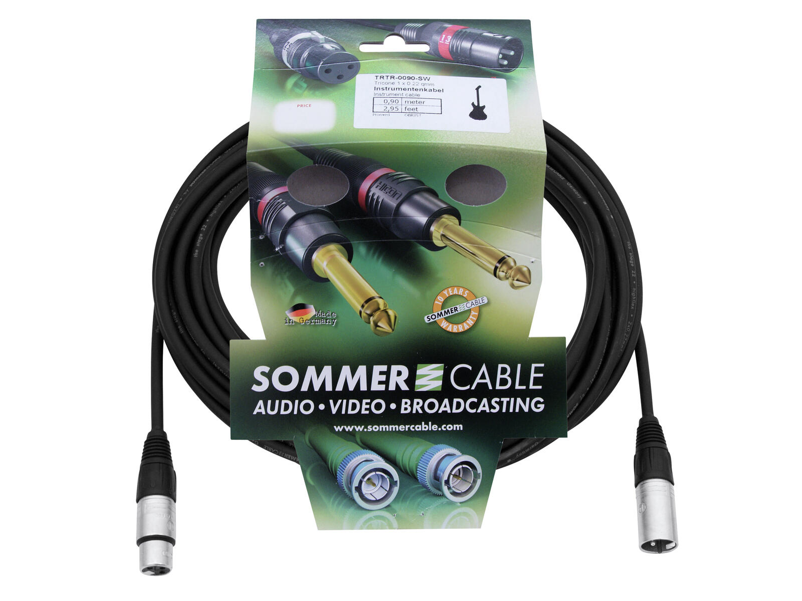 SOMMER CABLE XLR cable 3pin 20m bk Neutrik - Image 2