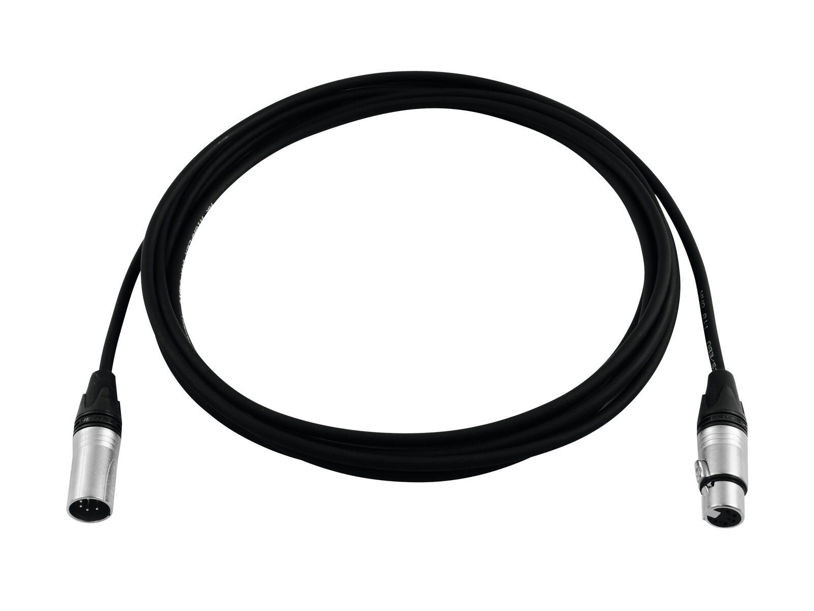 PSSO DMX Cable XLR 5-pin 1.5m bk Neutrik - Image 2