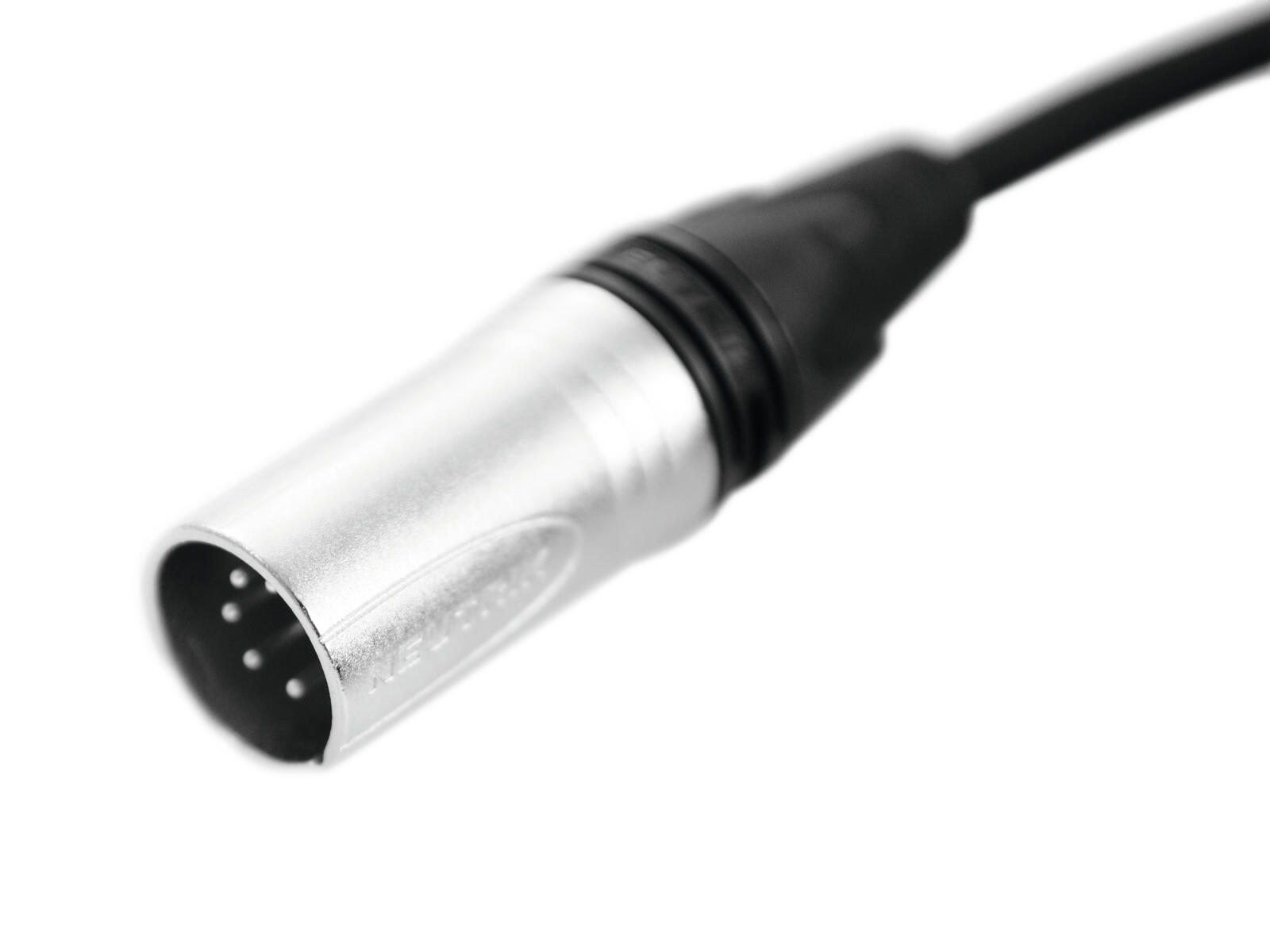 PSSO DMX Cable XLR 5-pin 5m bk Neutrik - Image 3