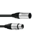 PSSO DMX Cable XLR 5-pin 10m bk Neutrik