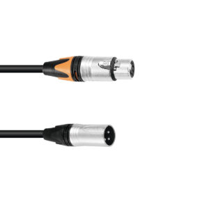 PSSO Adapter Cable DMX XLR 3-pin/5-pin 0.3m bk