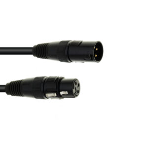 EUROLITE DMX Cable XLR 3-pin 15m bk