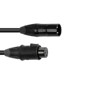 EUROLITE DMX Cable EC-1 IP65 3-pin 3m bk