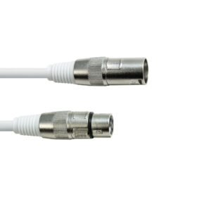 EUROLITE DMX Cable XLR 3-pin 1m white