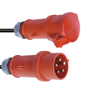 PSSO CEE Extension 16A 5x2.5 10m red