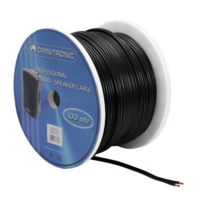 OMNITRONIC Speaker Cable 2x2.5 100m bk