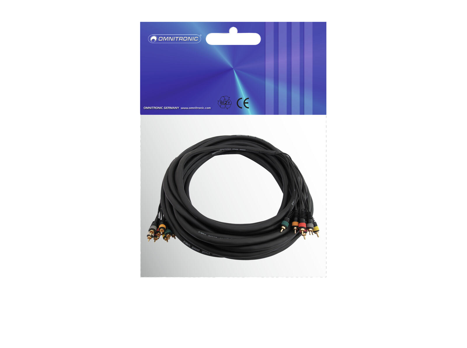 OMNITRONIC Snake cable 8xRCA/8xRCA 15m - Image 3