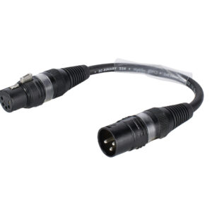 SOMMER CABLE Adapter Cable 3-pin XLR(M)/5-pin XLR(F) bk