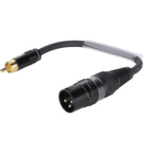 SOMMER CABLE Adapter Cable XLR(M)/RCA(M) 0.15m bk