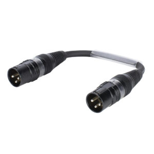 SOMMER CABLE Adapter Cable XLR(M)/XLR(M) 0.15m bk