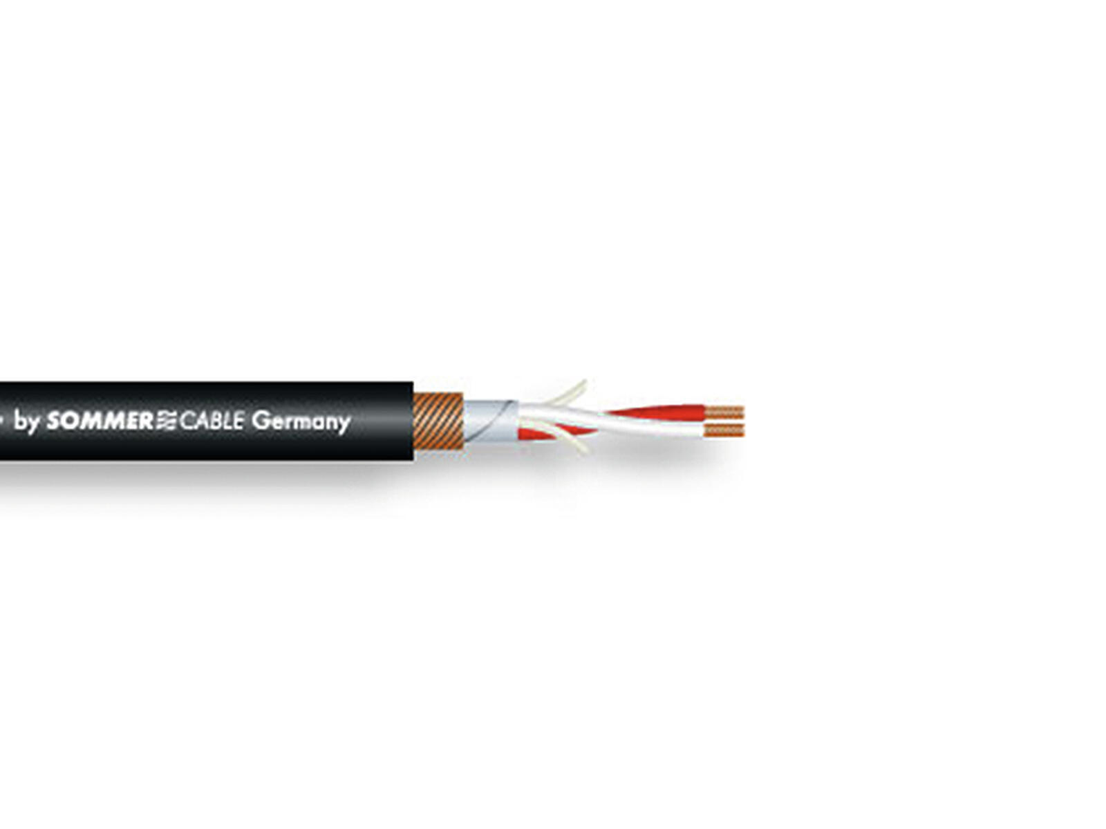 SOMMER CABLE DMX Cable 2x0.34 100m bk BINARY 234