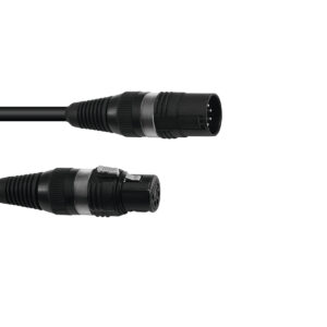 SOMMER CABLE DMX Cable XLR 5-pin 5m bk Hicon