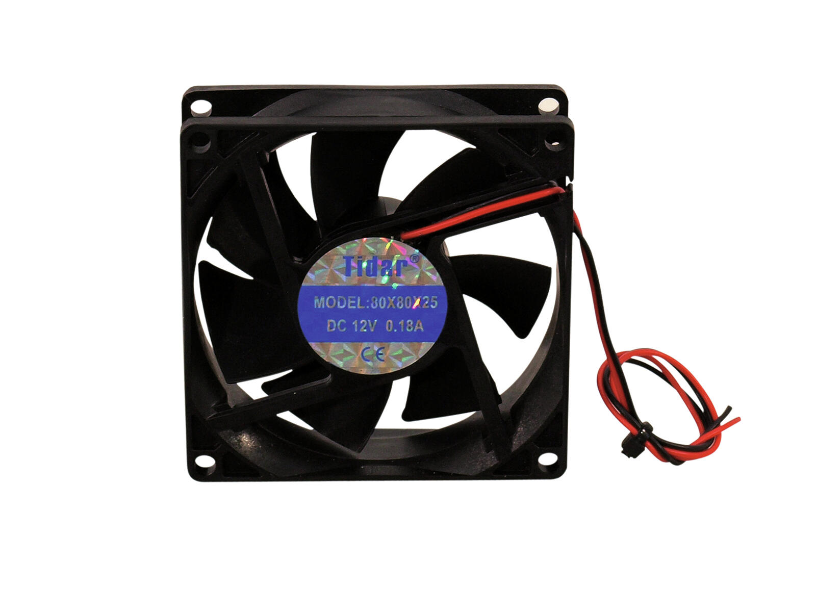 EUROLITE BF-12 Axial Fan 12V 80x80x25mm 45m³/h - Image 3