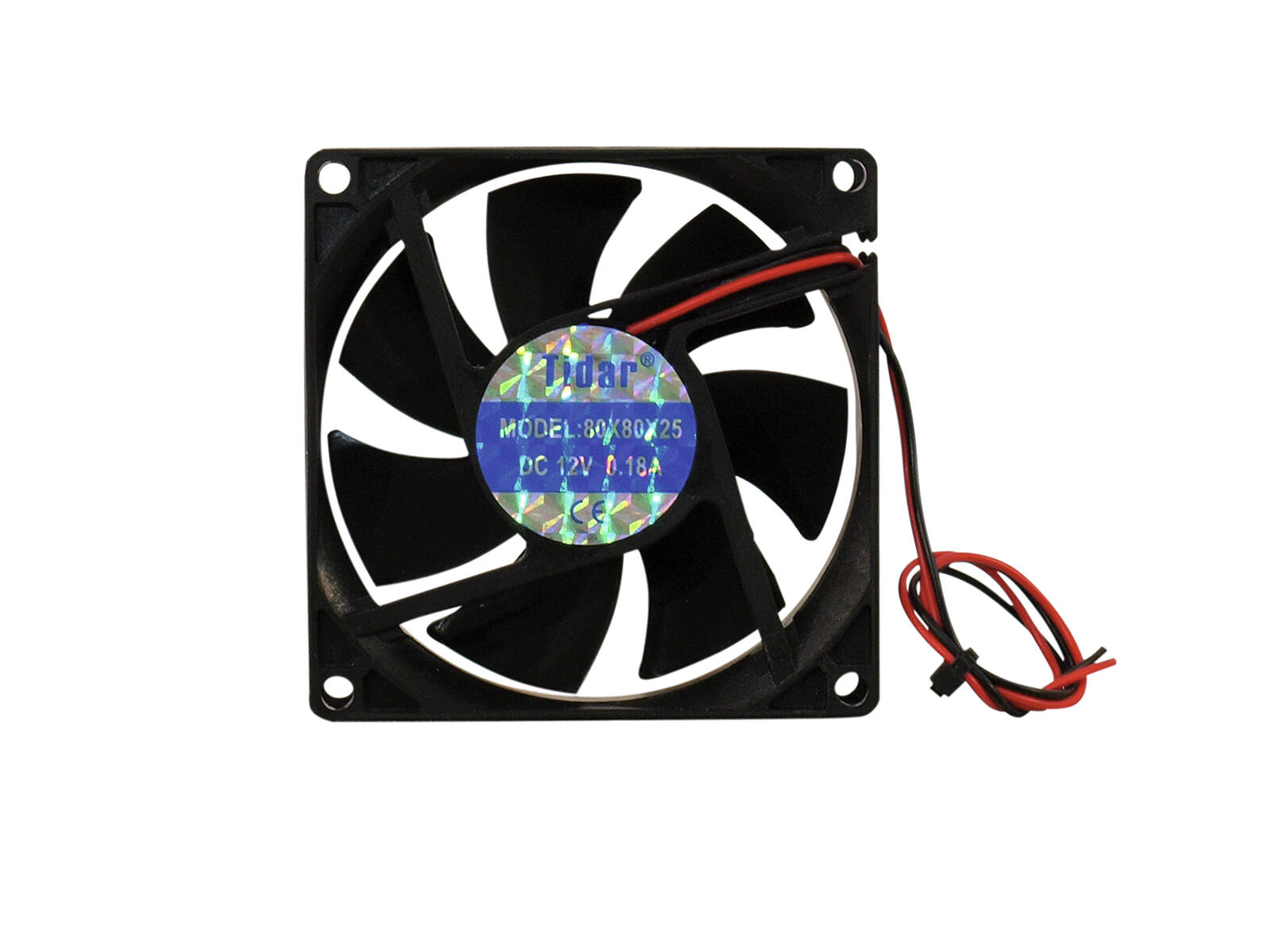 EUROLITE BF-12 Axial Fan 12V 80x80x25mm 45m³/h - Image 4