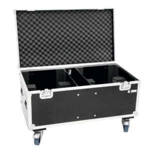ROADINGER Flightcase 2x THA-250F with wheels