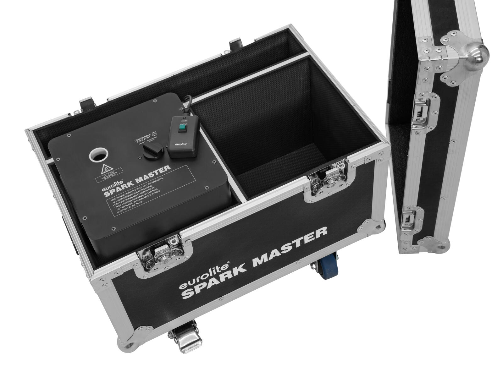 ROADINGER Flightcase 2x Spark Master with wheels - Image 5