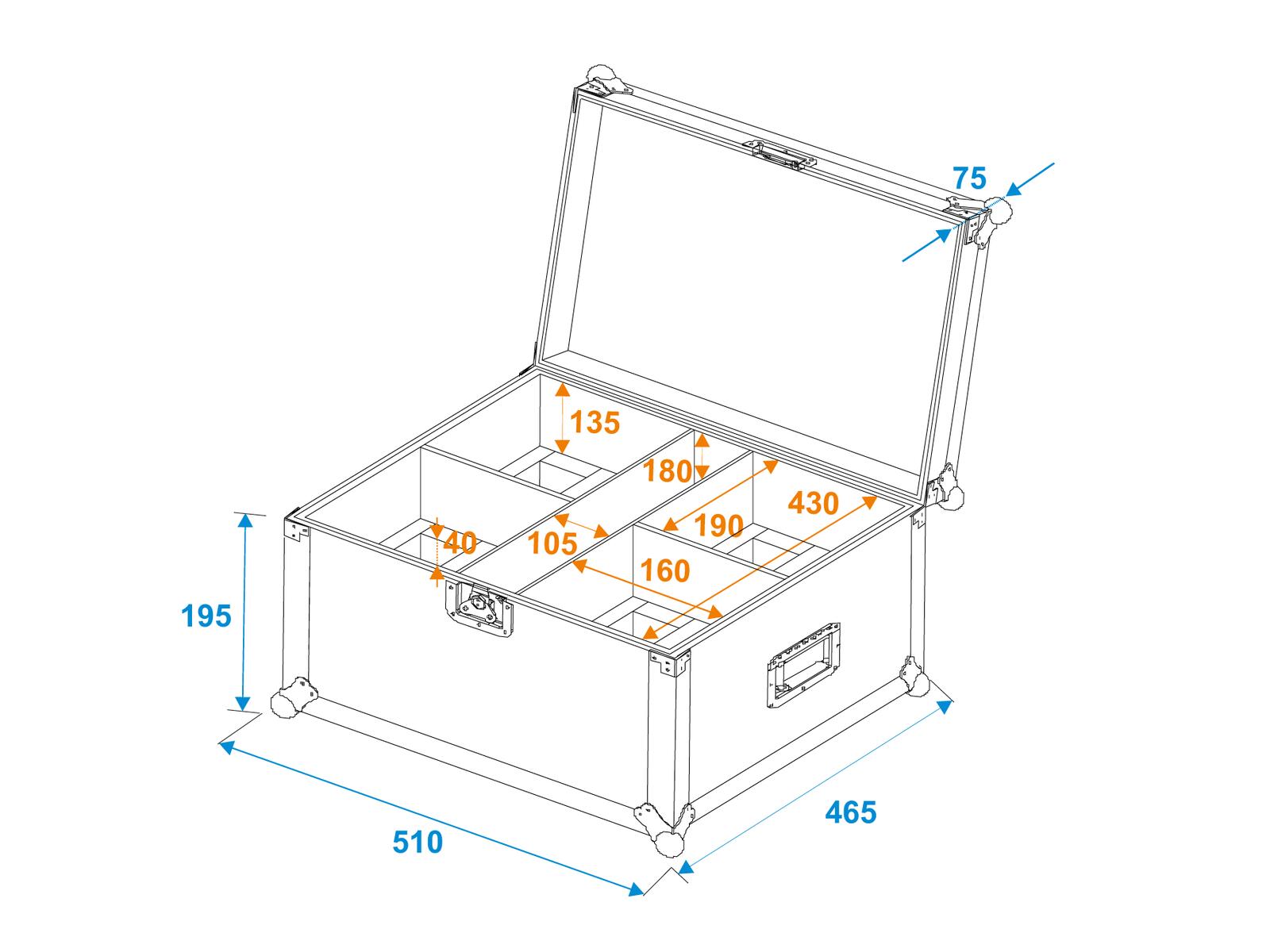 ROADINGER Flightcase 4x THA-20PC - Image 5