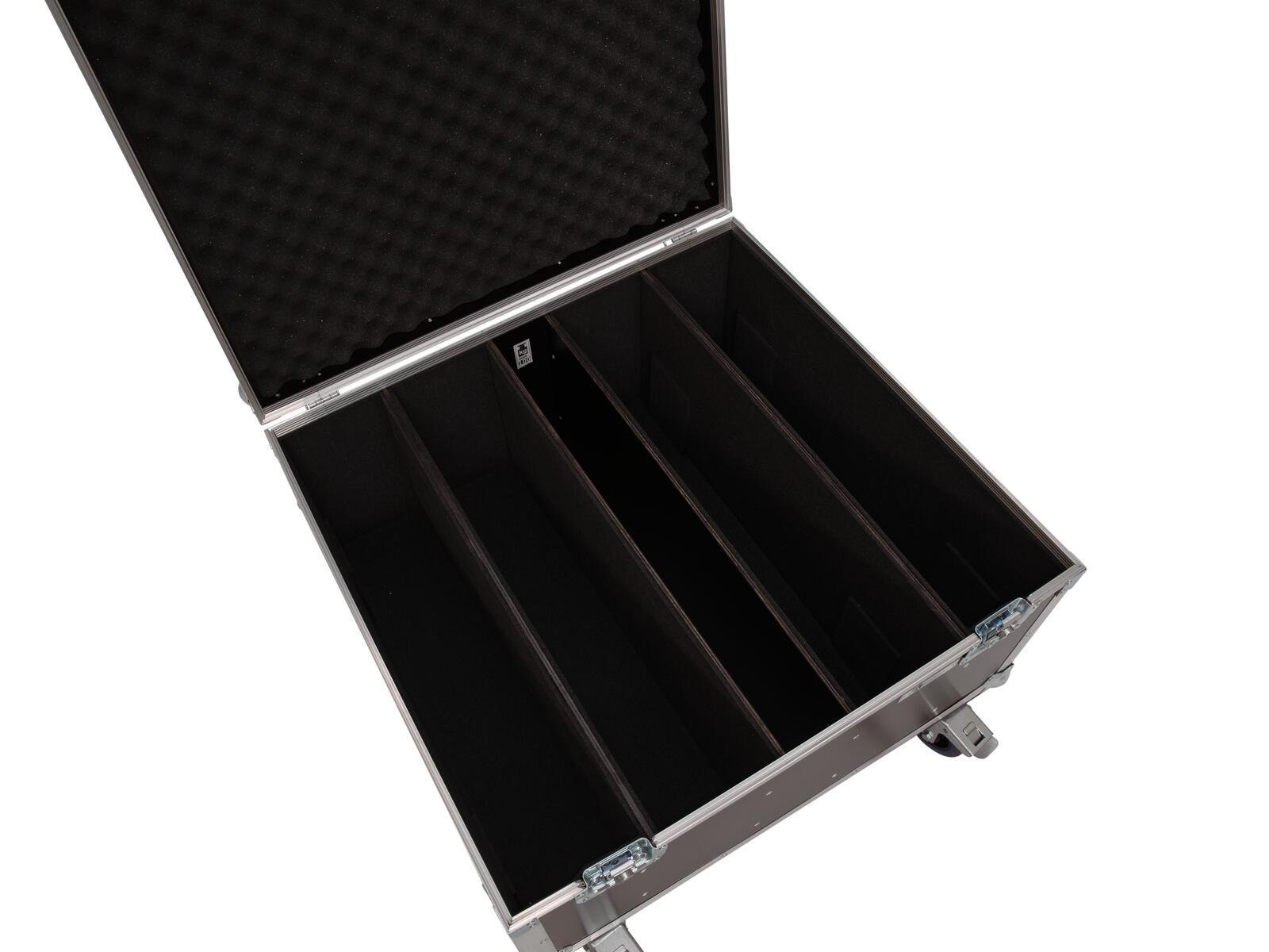 ROADINGER Flightcase 4x LED PLL-480 with wheels - Image 4