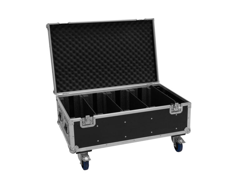 ROADINGER Flightcase 4x LED PMB-4 COB QCL with wheels