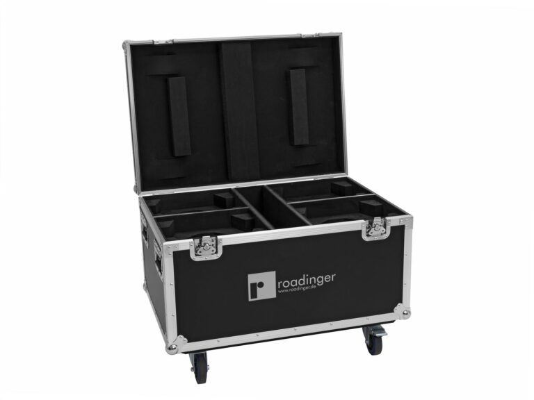 ROADINGER Flightcase 4x EYE-740 MK2 with wheels
