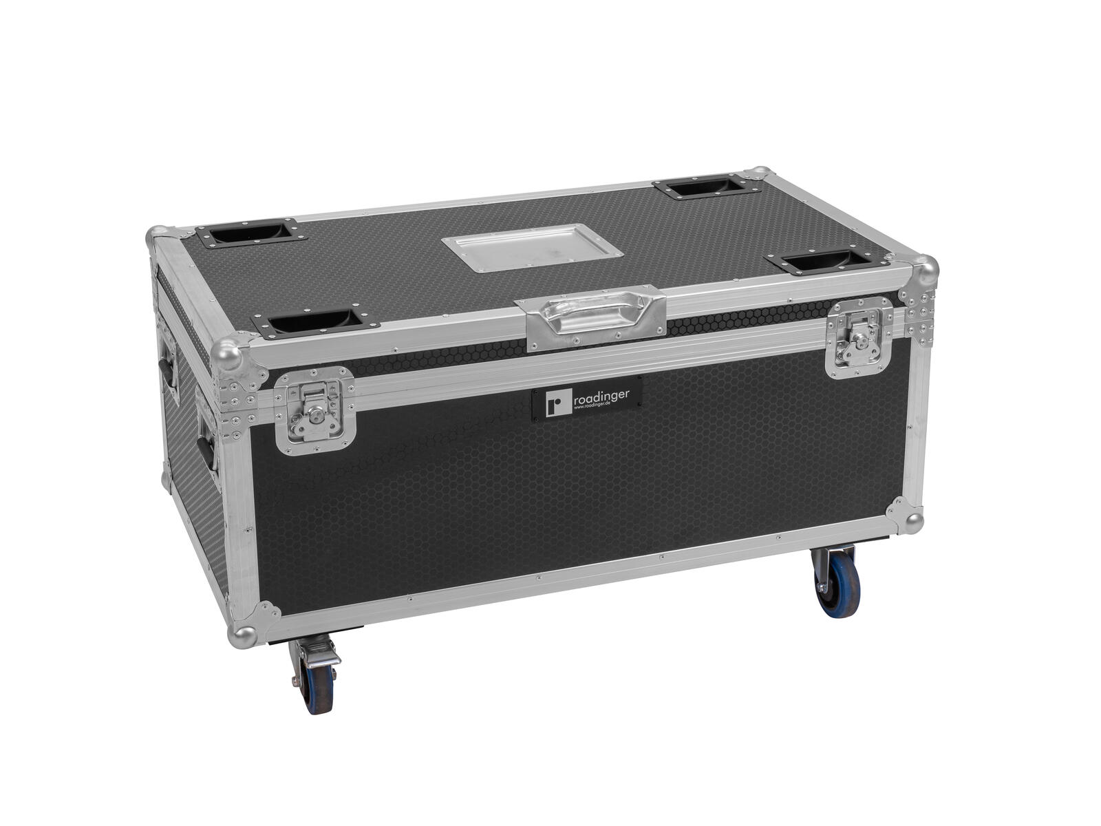 ROADINGER Flightcase 4x Multiflood IP 18x10W RGBW Wash CRMX with wheels - Image 2