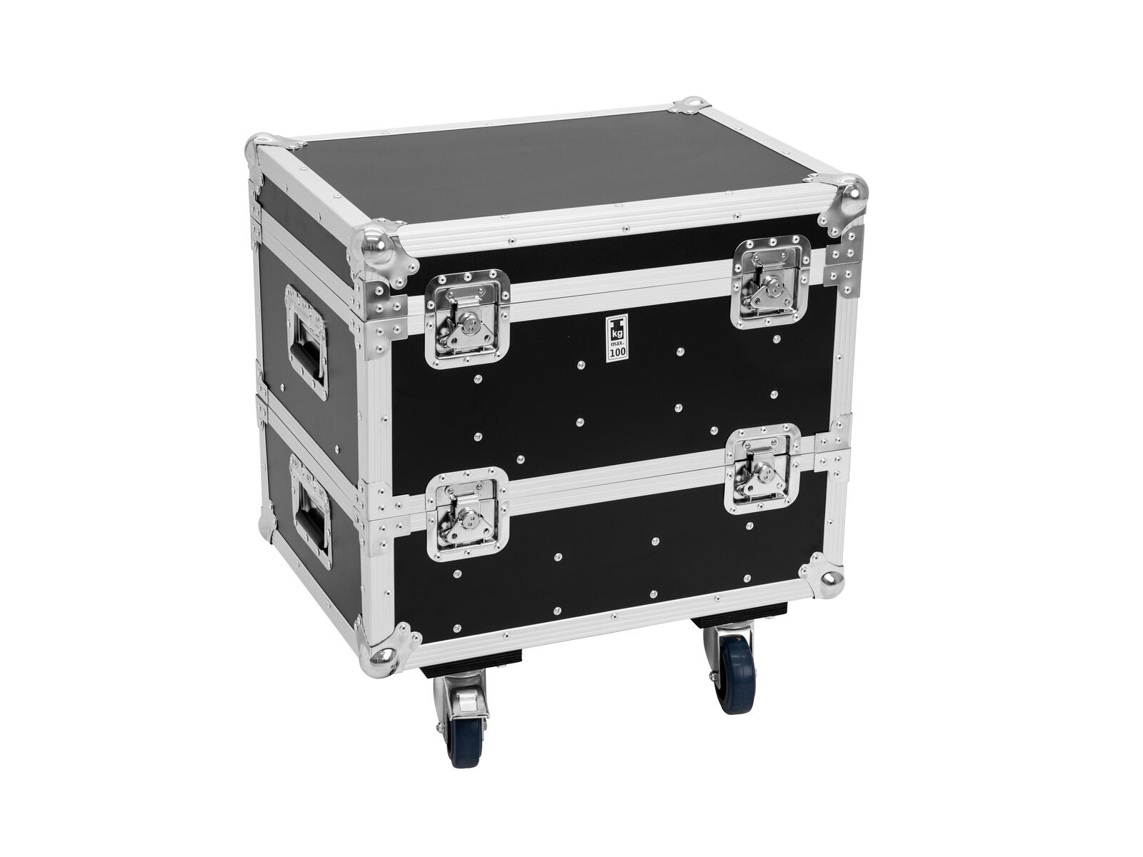 ROADINGER Flightcase 8x IP PIX Strobe RGB CW+WW with wheels - Image 3
