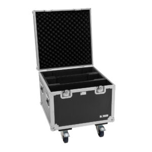 ROADINGER Flightcase PRO 2x IP Mega SWING with wheels