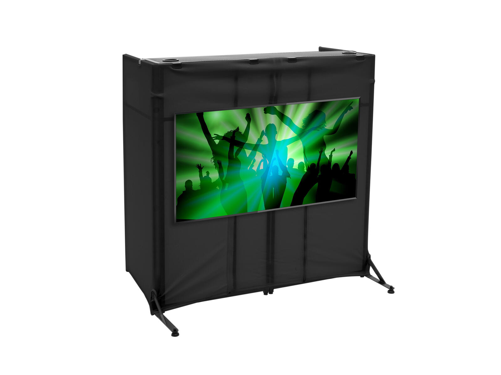 OMNITRONIC Mobile DJ Stand DJTV-1 incl. Cover - Image 2
