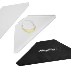 OMNITRONIC Corner Plates incl. Bag for Mobile DJ Stand wh