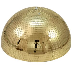 EUROLITE Half Mirror Ball 50cm gold motorized