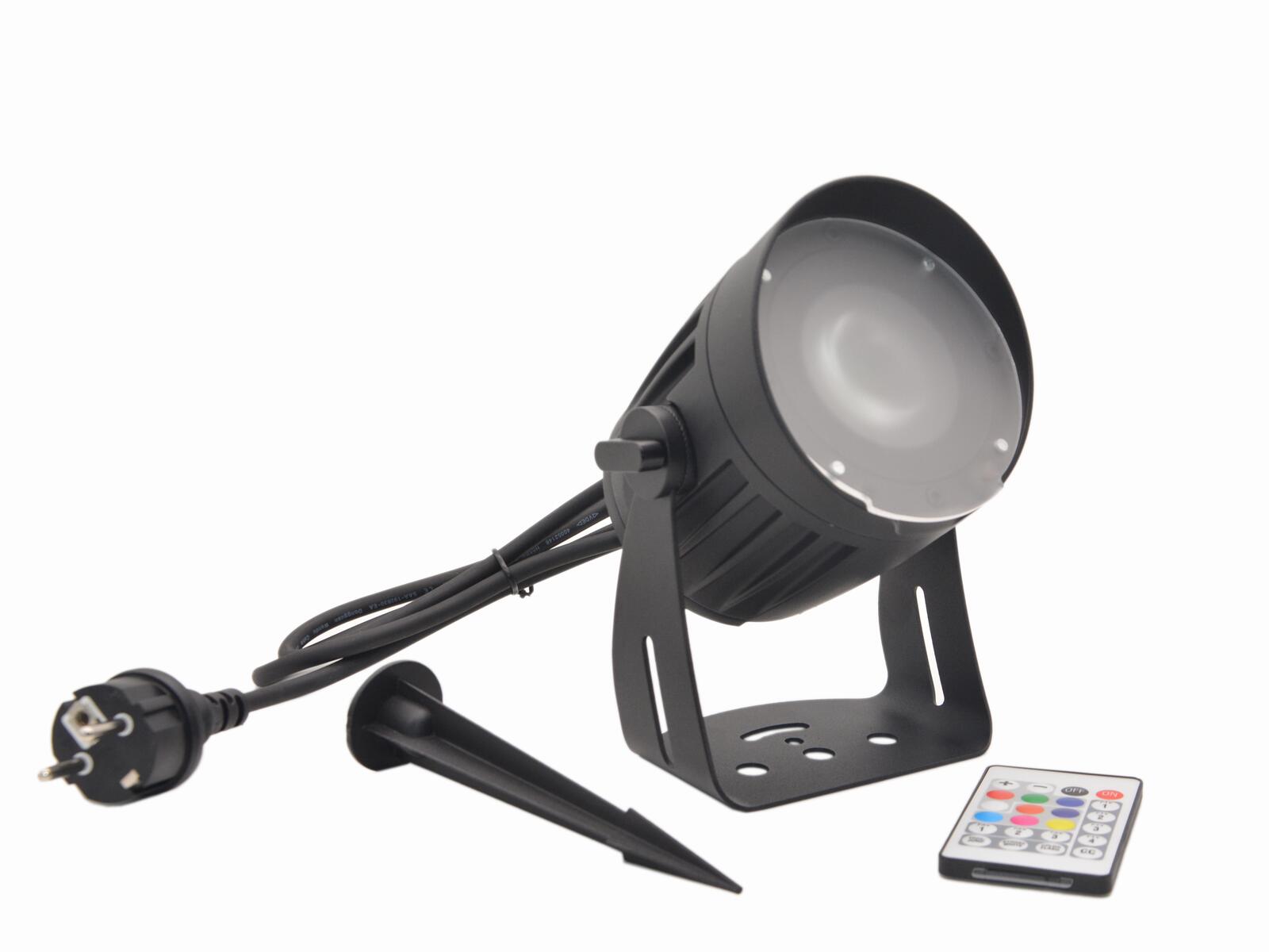 EUROLITE LED Outdoor Spot 15W RGBW QuickDMX with stake - Image 4