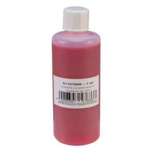 EUROLITE UV-active Stamp Ink, transparent red, 100ml